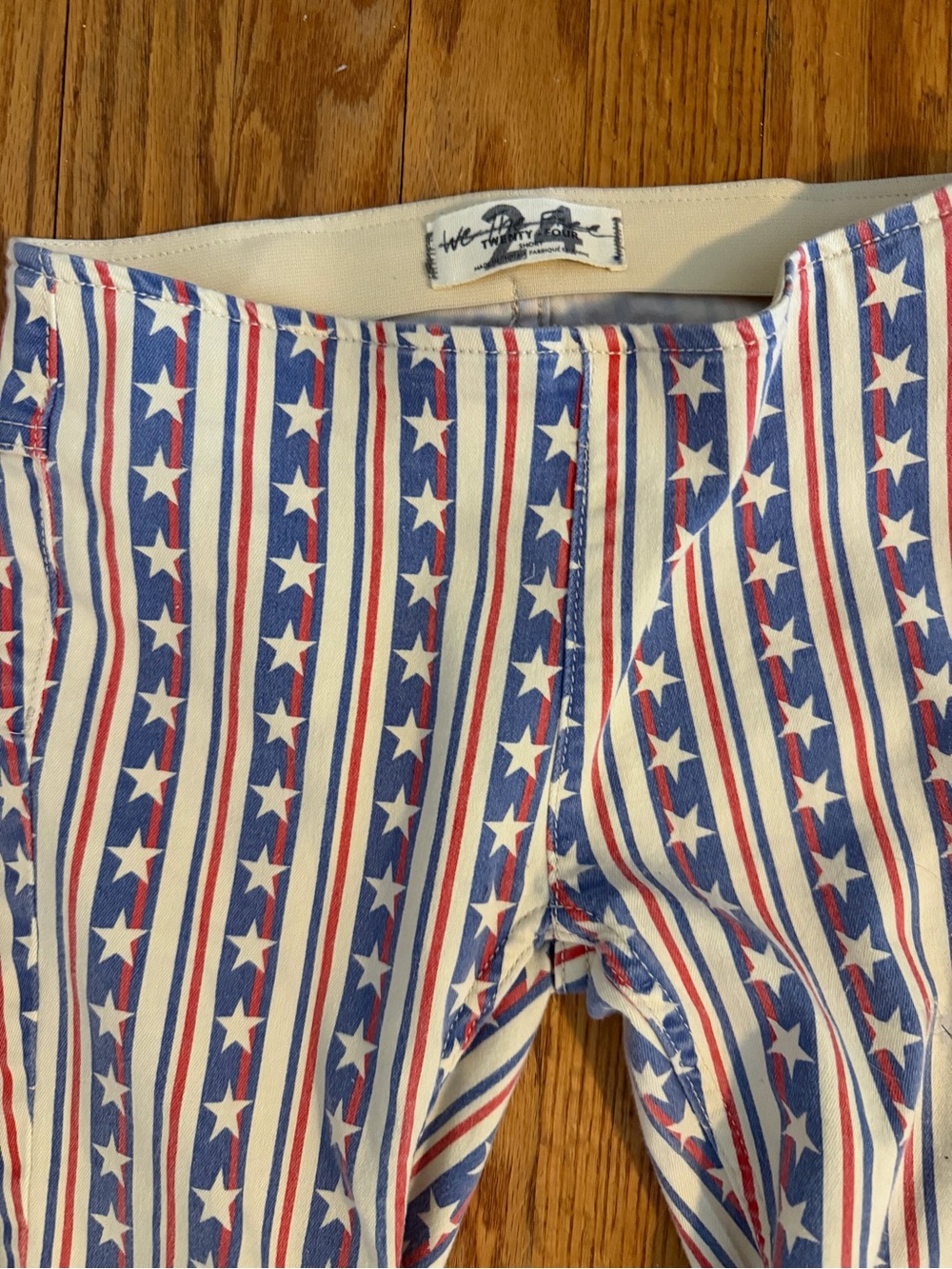 Free people We the Free Penny star and stripes pull on flare jeans, 24 - Picture 7 of 9